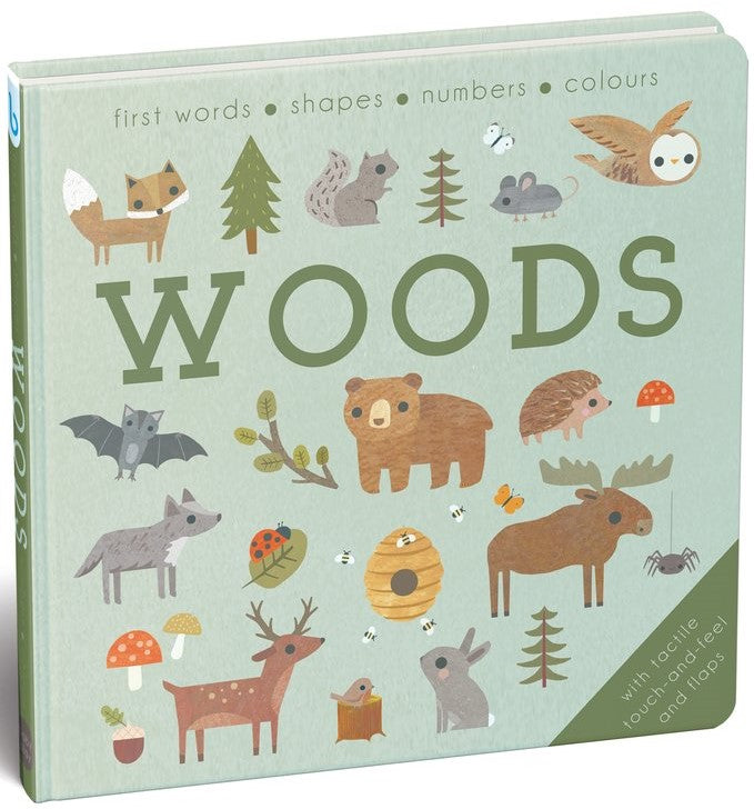 Woods - Tactile touch and feel and flaps | Gift Book | Books Make Great Gifts