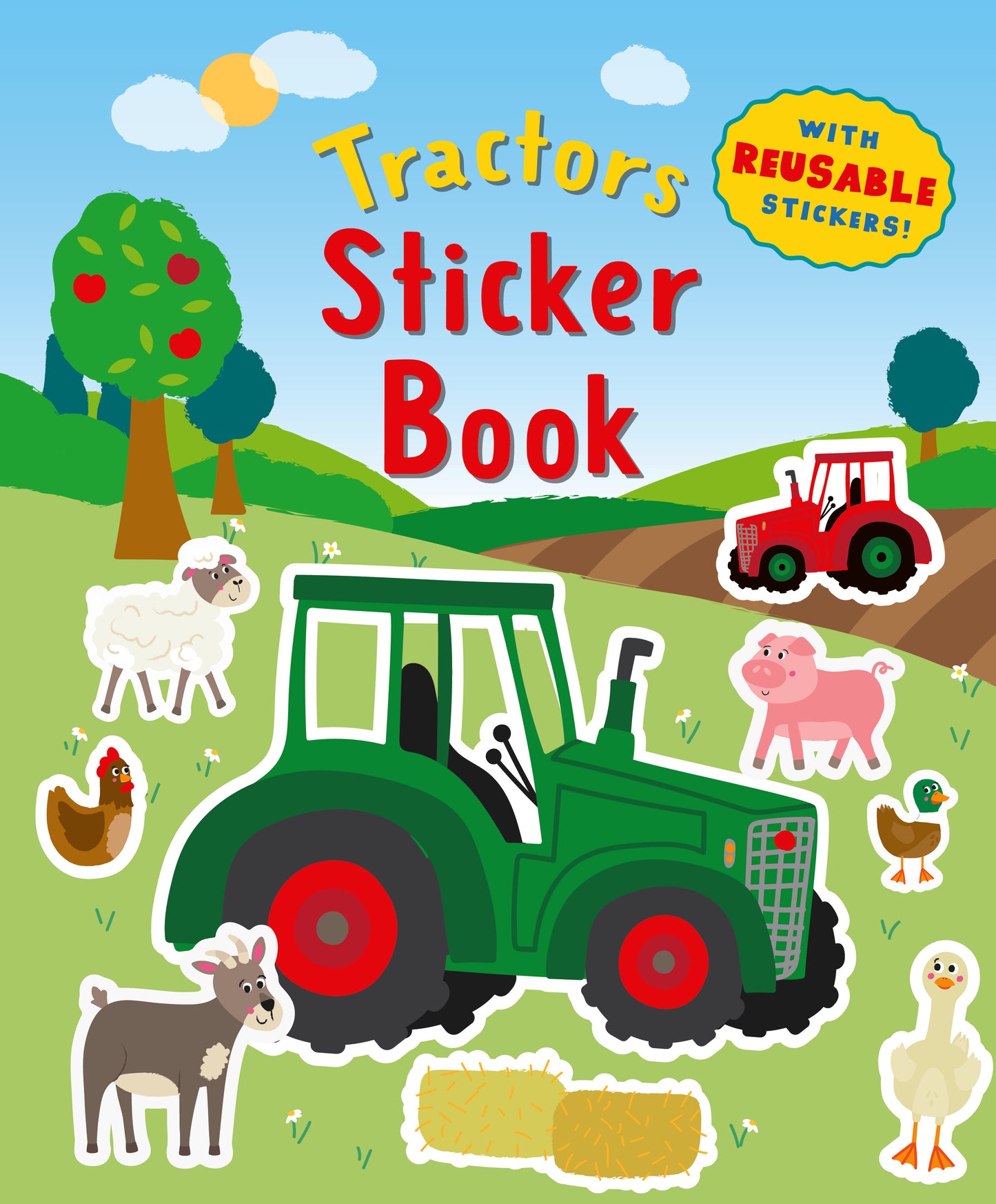 Tractors Sticker Book. With reusable stickers | Gift Book | Books Make Great Gifts