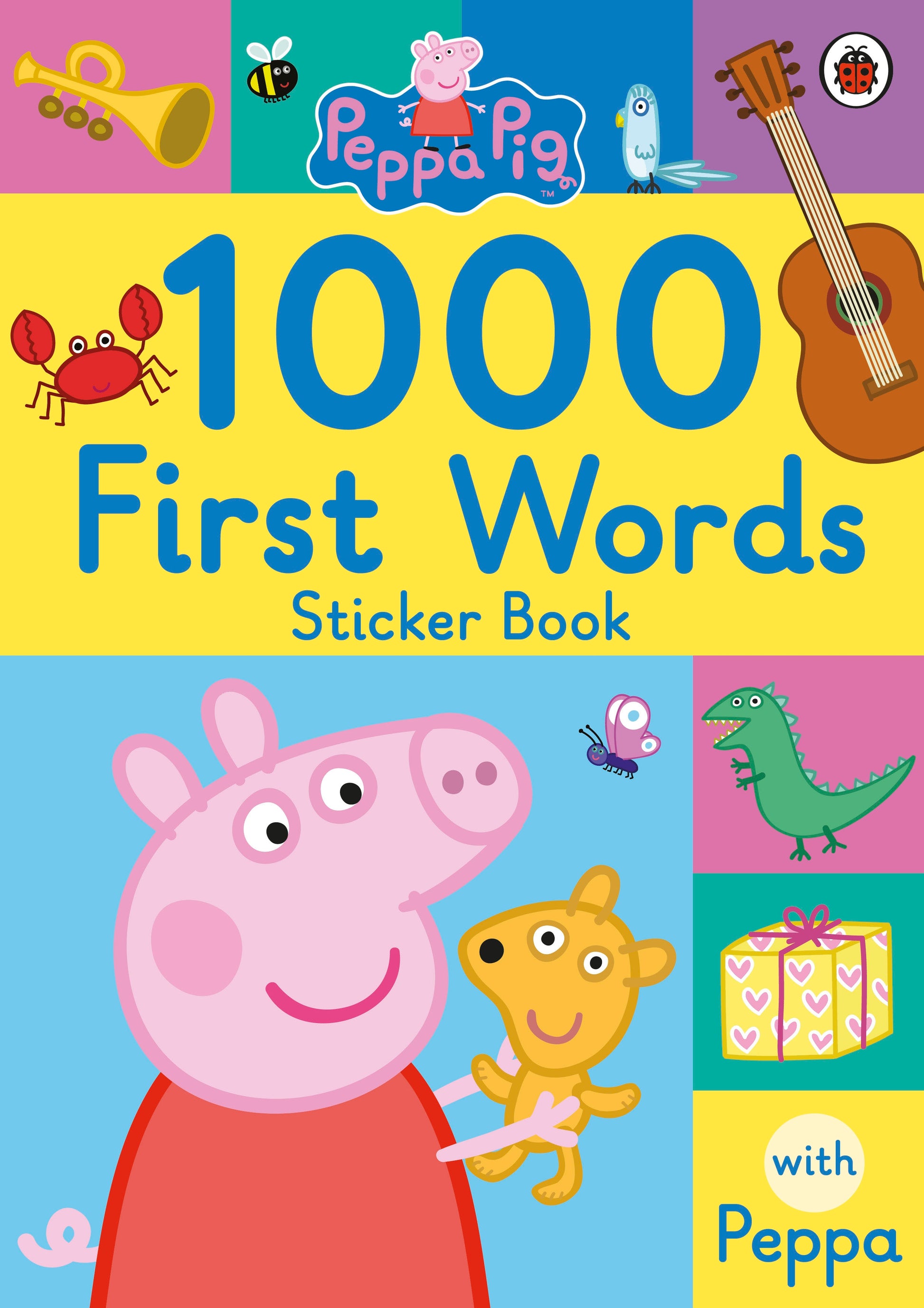 Peppa Pig 1000 First Words Sticker Book | Gift Book | Books Make Great Gifts