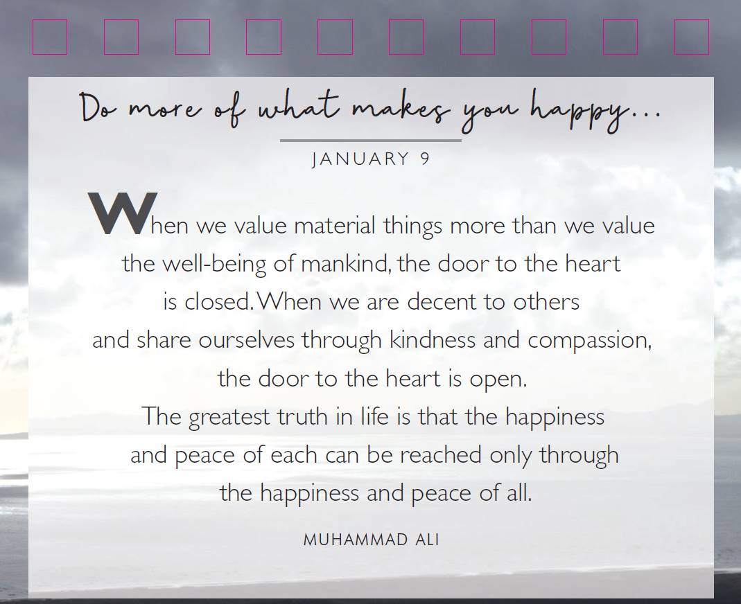 365 Secrets of Happiness Perpetual Calendar | Gift Book | Books Make Great Gifts