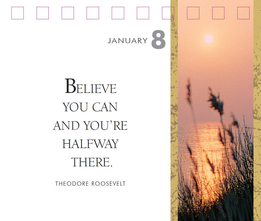 365 Inspiration Perpetual Calendar | Gift Book | Books Make Great Gifts