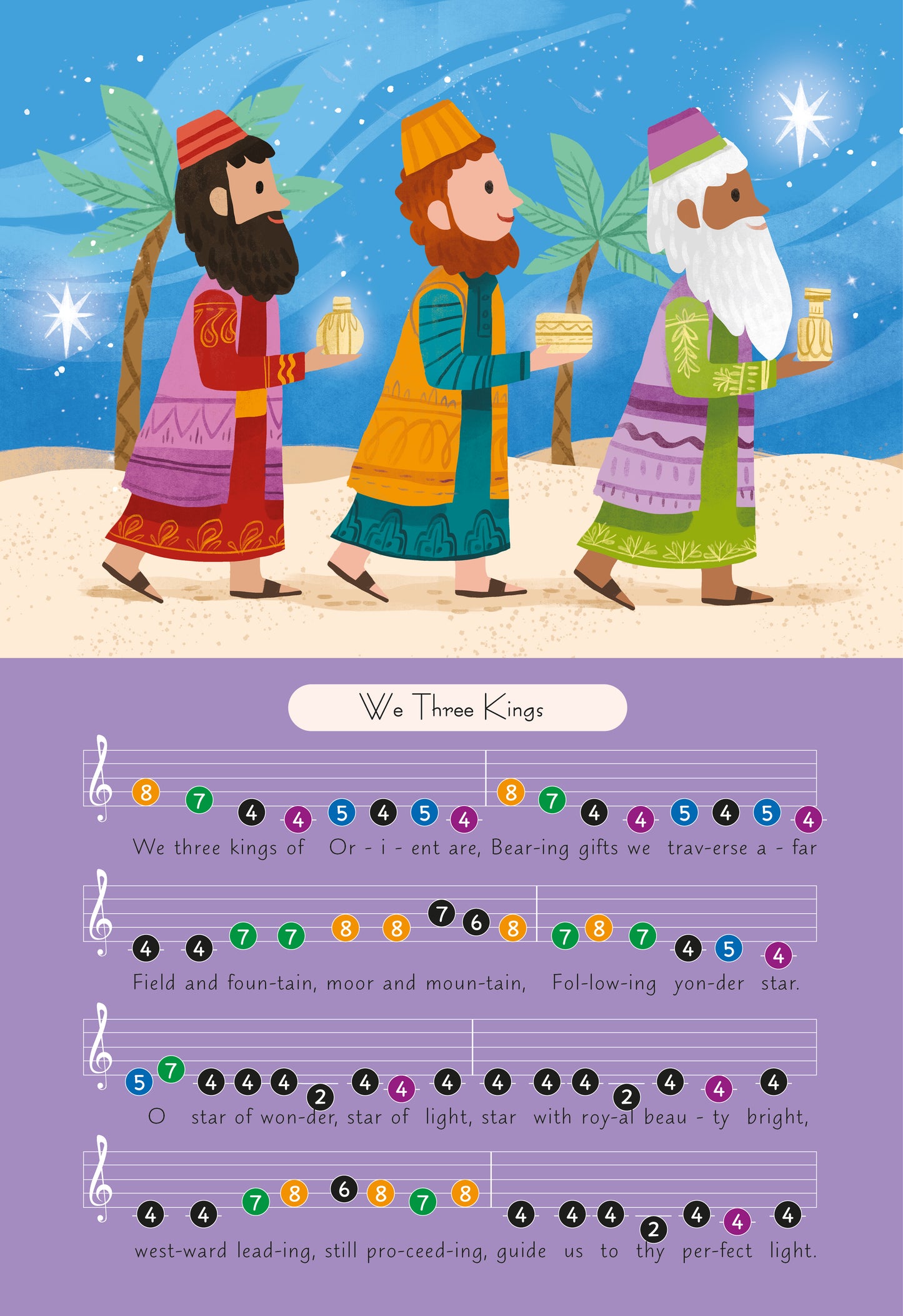 Christmas Carols - 7 Sing Along songs & a simple keyboard! | Gift Book | Books Make Great Gifts