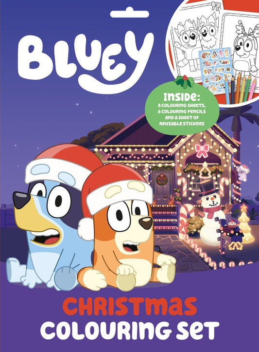 Bluey Christmas Colouring Set | Gift Book | Books Make Great Gifts