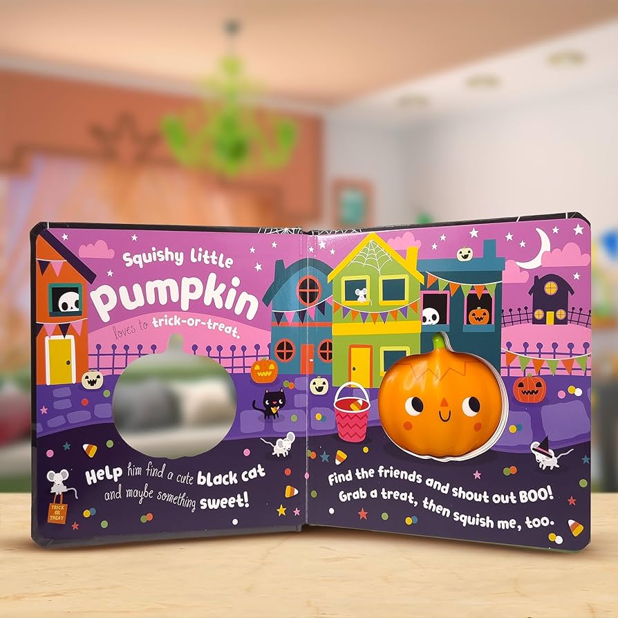 Squish n Squeeze Pumpkin - A cute story to Squish, Squeeze & Share! | Gift Book | Books Make Great Gifts