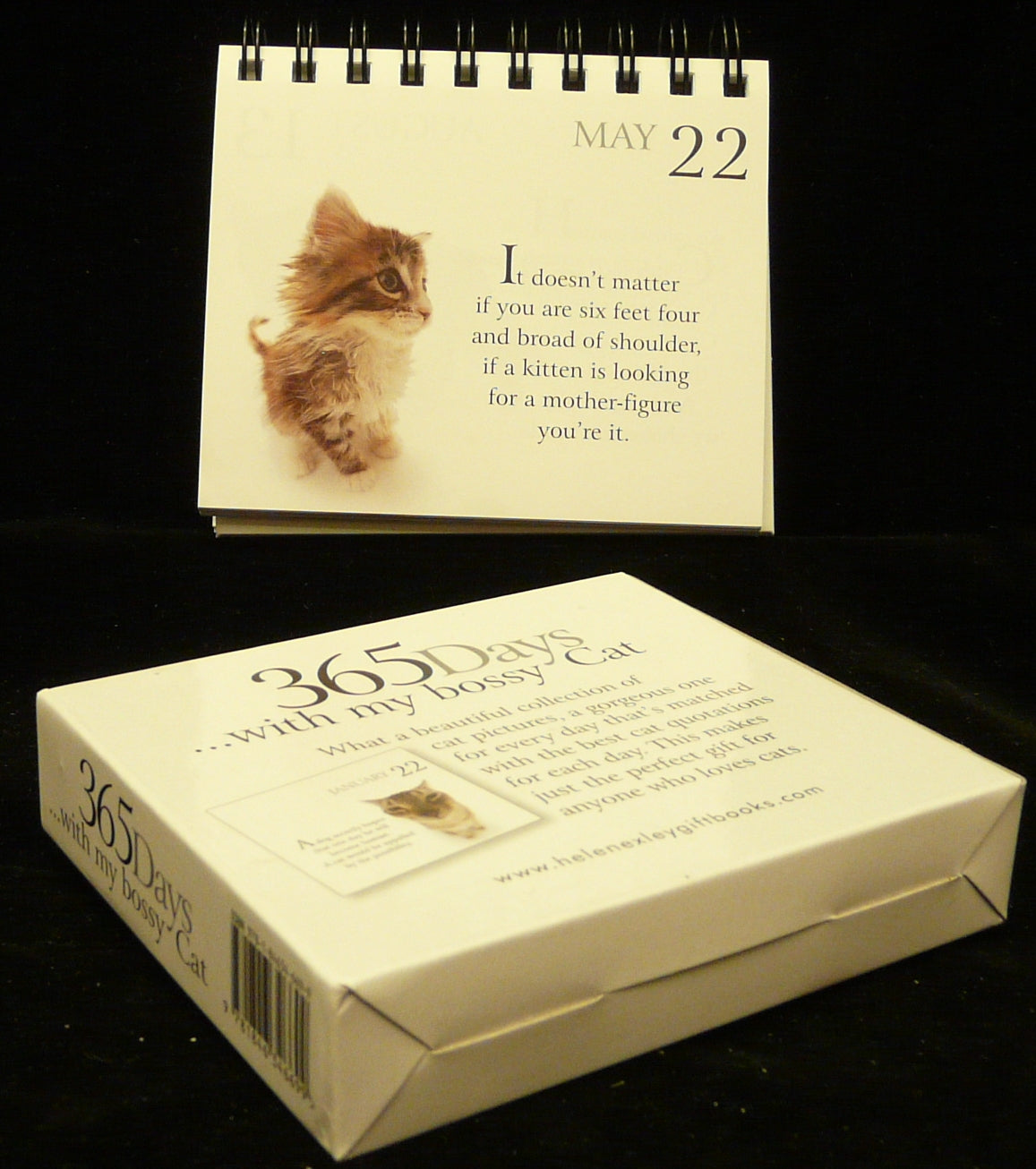 365 Days With My Bossy Cat Perpetual Calendar | Gift Book | Books Make Great Gifts