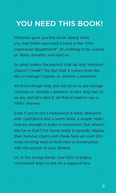 Pocket Book of One Liners - Cheesy Chat Up Lines | Gift Book | Books Make Great Gifts