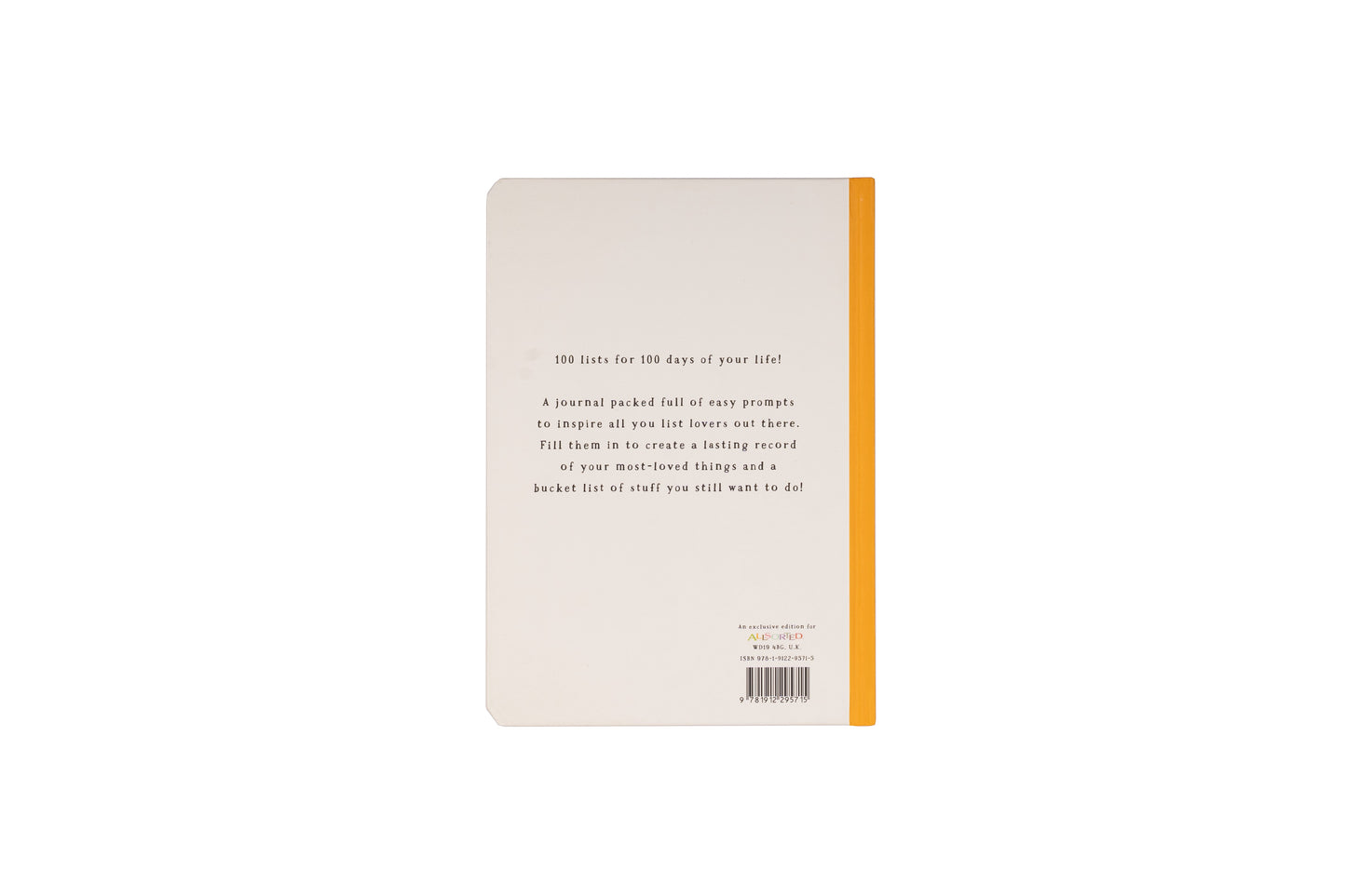 A List a Day - A Purposeful Guided A5 Journal | Gift Book | Books Make Great Gifts