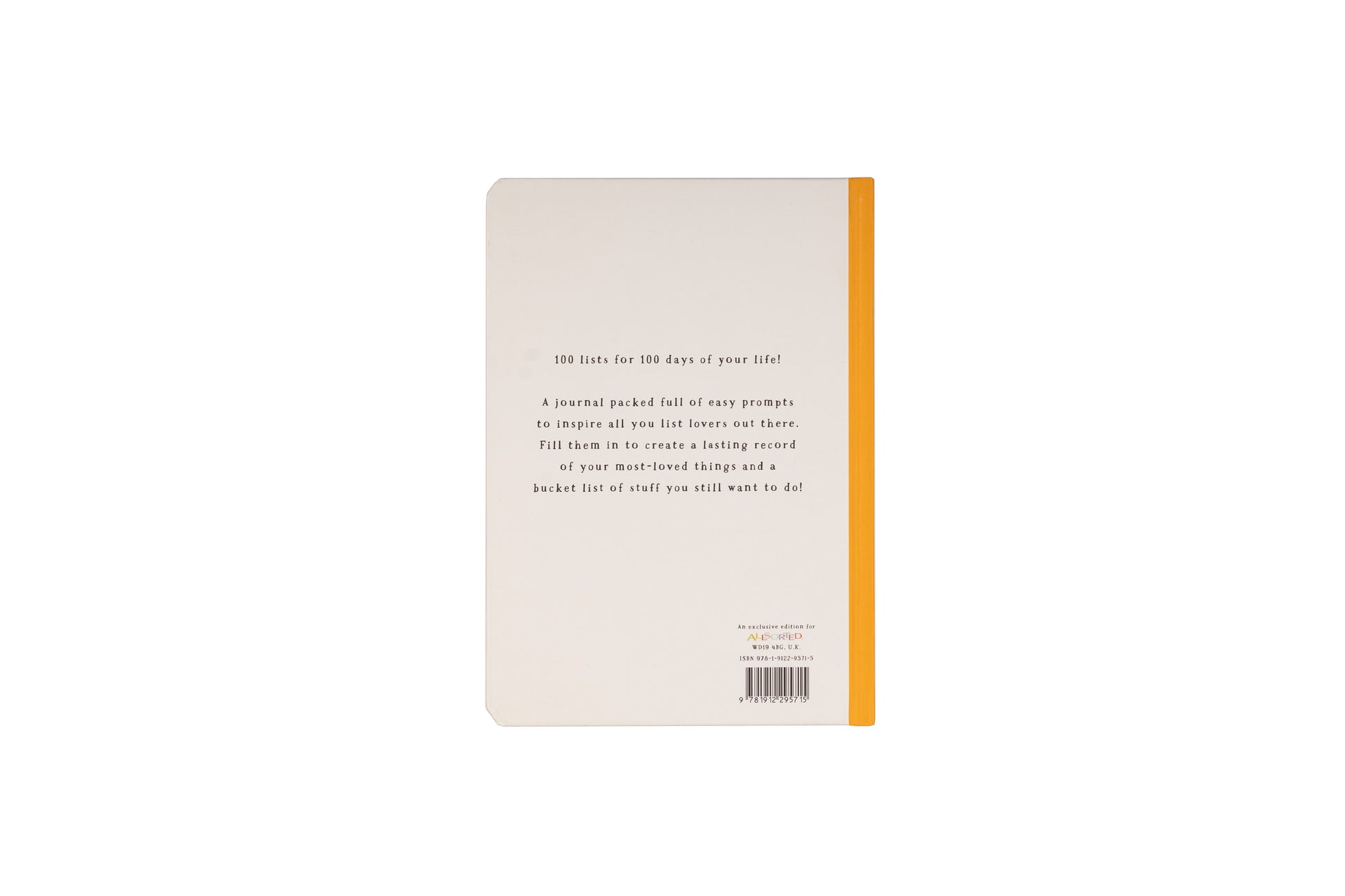 A List a Day - A Purposeful Guided A5 Journal | Gift Book | Books Make Great Gifts