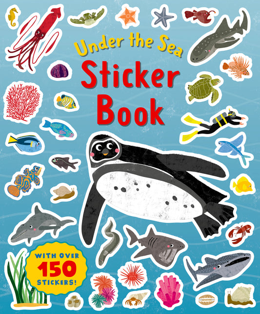 Under The Sea Sticker Book. With reusable stickers | Gift Book | Books Make Great Gifts