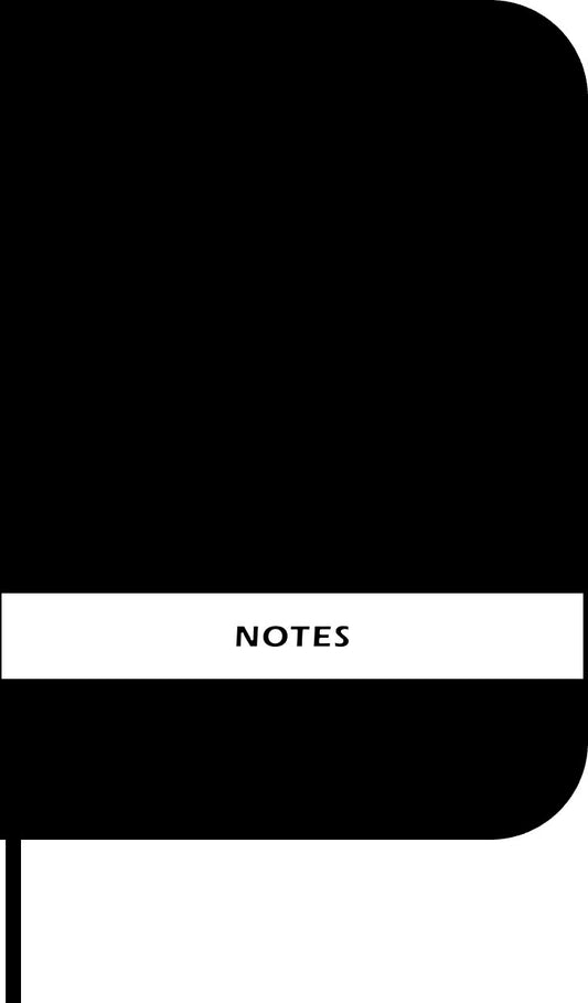 Black Note-able Notebooks | Gift Book | Books Make Great Gifts