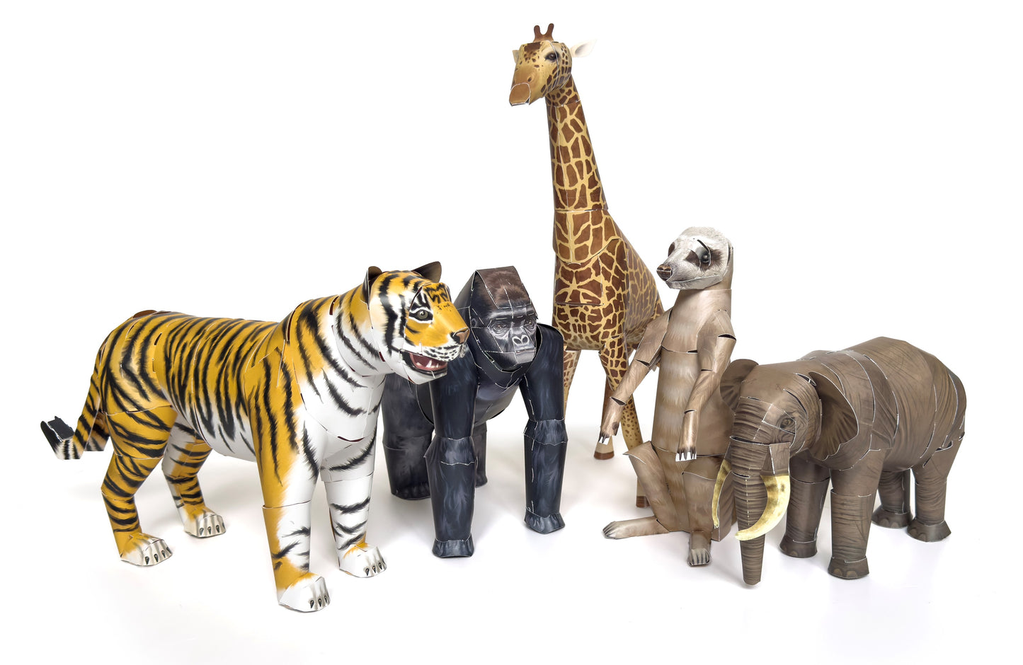 Make Your Own Wild Animals. 5 AMAZING wild animals to push out and assemble | Gift Book | Books Make Great Gifts