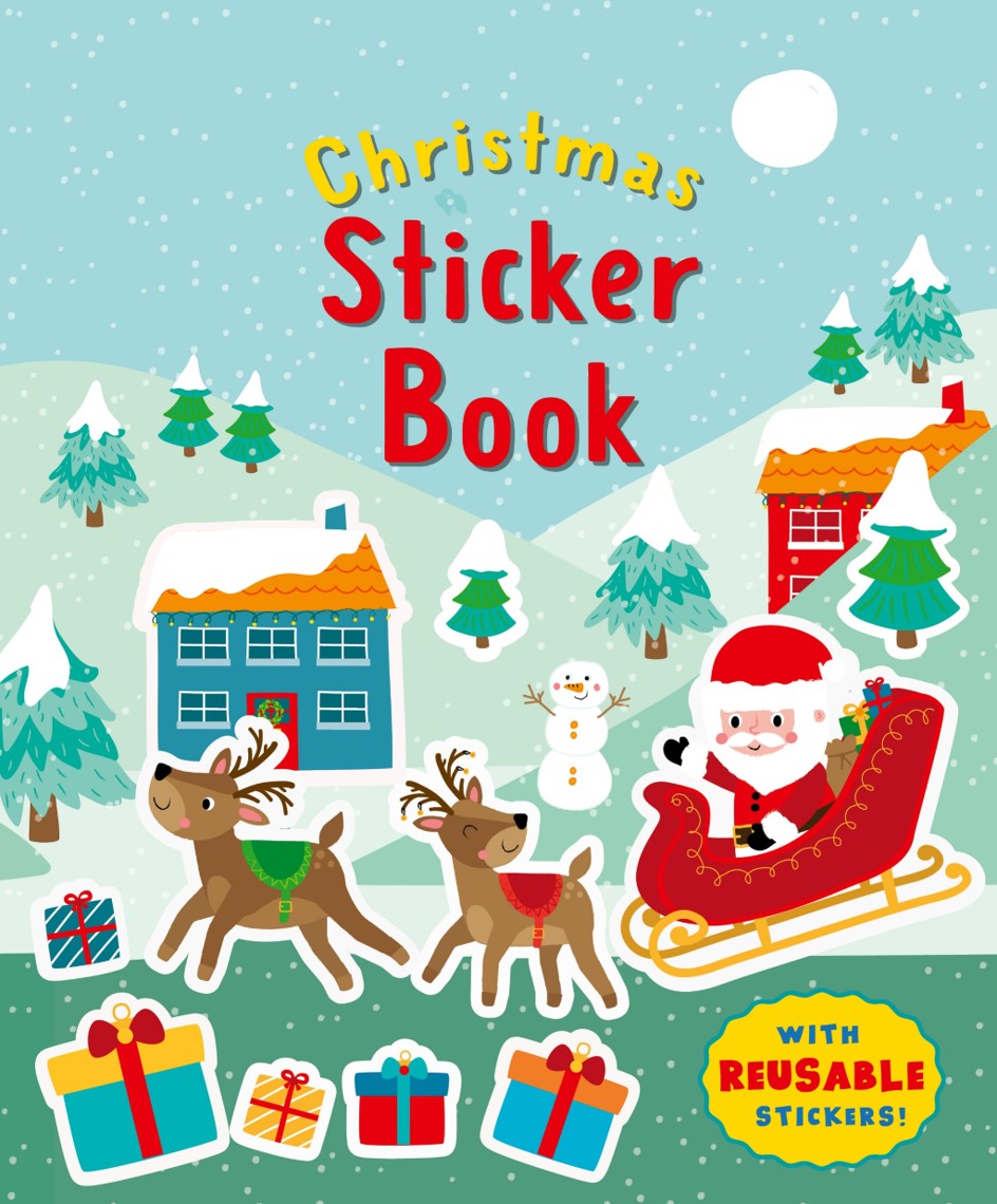 Christmas Sticker Book - with reusable stickers | Gift Book | Books Make Great Gifts