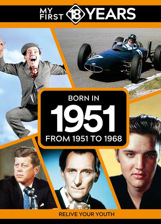 My First 18 Years - Born in 1951 | Gift Book | Books Make Great Gifts