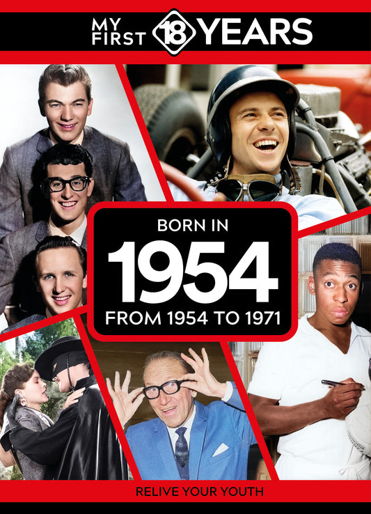 My First 18 Years - Born in 1954 | Gift Book | Books Make Great Gifts