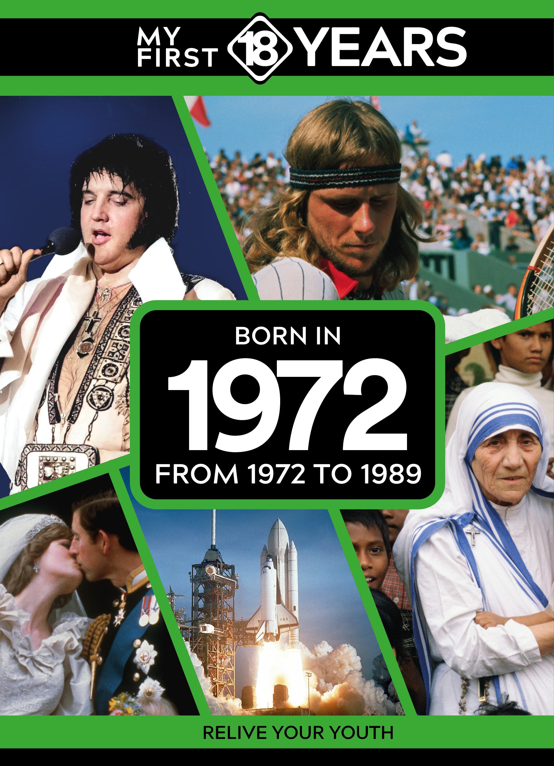 My First 18 Years - Born in 1972 | Gift Book | Books Make Great Gifts