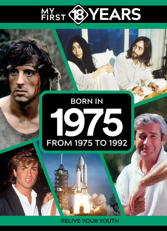 My First 18 Years - Born in 1975 | Gift Book | Books Make Great Gifts