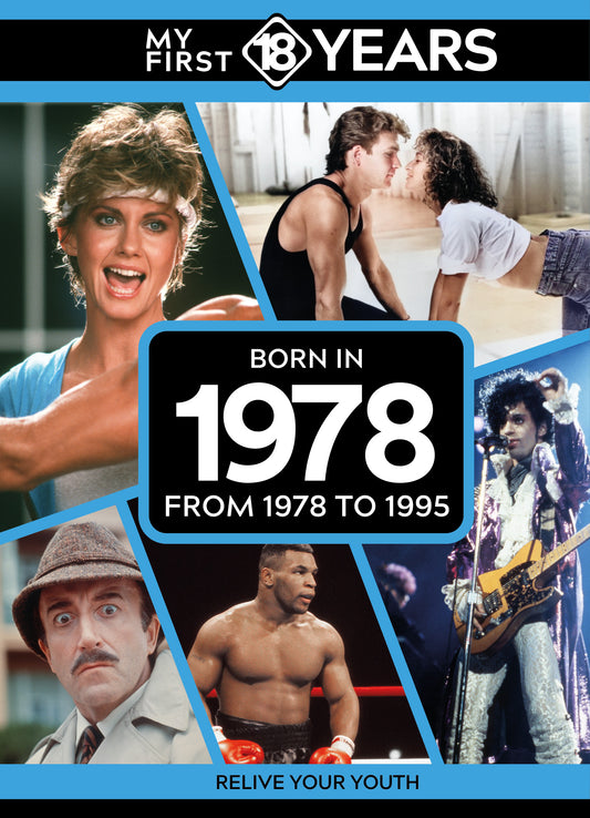 My First 18 Years - Born in 1978 | Gift Book | Books Make Great Gifts