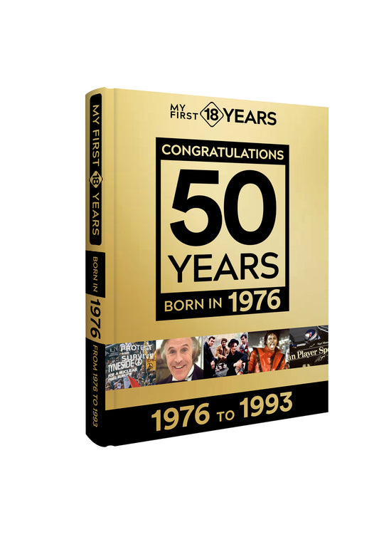 My First 18 Years - Congratulations 50 Years Gold Edition | Gift Book | Books Make Great Gifts